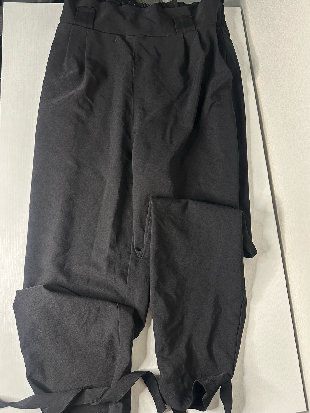 Grace Karin Black High-Waist Trousers